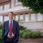 Mike Thurston outside Waukesha County Courthouse